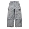 Bal Diyagonal Desenli Cargo Pantolon “Açık Mavi” 767971TDW144979