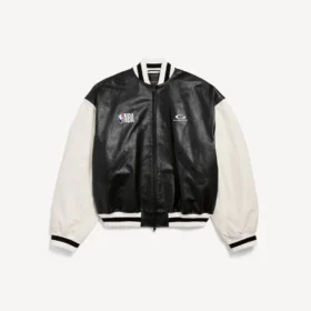 Balenciaga | NBA işbirliği siyah/beyaz varsity ceket