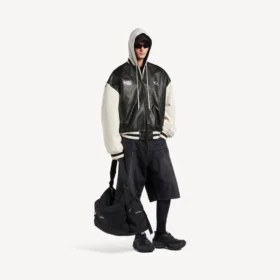 Balenciaga | NBA işbirliği siyah/beyaz varsity ceket