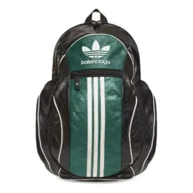 Balenciaga x adidas Büyük Sırt Çantası “Black Green” 721685210LZ1063