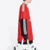 Balenciaga x adidas Futbol Tişörtü Oversized “Kırmızı” 723663TNV136400