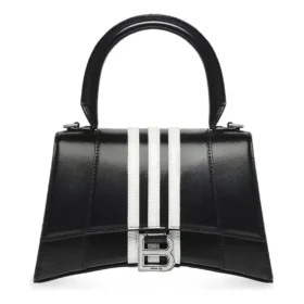 Balenciaga x adidas Hourglass Küçük El Çantası “Siyah” 593546210MA1091