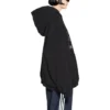 Balenciaga x adidas Logo Oversized Kapüşonlu Sweatshirt “Siyah Beyaz” 712396TNVA91070