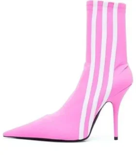 Balenciaga x adidas originals Knife 110 mm Botlar “Pembe” 724073W2ES15090