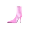 Balenciaga x adidas originals Knife 110 mm Botlar “Pembe” 724073W2ES15090