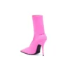 Balenciaga x adidas originals Knife 110 mm Botlar “Pembe” 724073W2ES15090