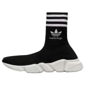 Balenciaga x adidas Originals Speed Sneaker’lar “Siyah Beyaz” 711189WBDV11090 Balenciaga x adidas Originals Speed Sneaker’lar “Siyah Beyaz” 711189WBDV11090