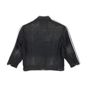 Balenciaga x adidas Oversized Denim Ceket “Siyah” 724775TNW541129