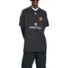 Balenciaga x adidas Oversized Futbol Tişörtü “Siyah” 723663TNV131000