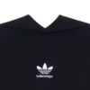 Balenciaga x adidas Oversized Kapüşonlu Sweatshirt “Siyah” 729322TNVN28482