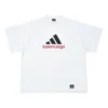 Balenciaga x adidas Oversized Tişört “Beyaz” 731769TNVA69065