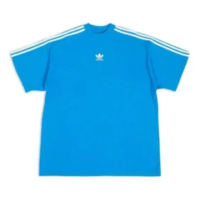 Balenciaga x adidas Oversized Tişört “Blue” 739101TNVA64026