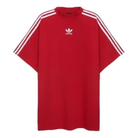 Balenciaga x adidas Oversized Tişört “Kırmızı” 739101TNVA66542