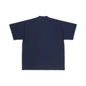 Balenciaga x adidas Oversized Tişört “Navy” 731769TNVA64356