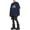 Balenciaga x adidas Oversized Tişört “Navy” 731769TNVA64356