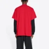 Balenciaga x adidas Oversized Tişört “Red” 712398TNVA66278