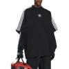 Balenciaga x adidas Oversized Tişört “Siyah” 739101TNVA68482