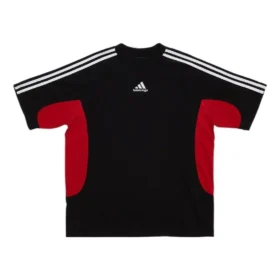 Balenciaga x adidas Tişört Orta Kesim “Siyah Kırmızı” 712401TNVA61003 Balenciaga x adidas Tişört Orta Kesim “Siyah Kırmızı” 712401TNVA61003