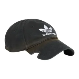 Balenciaga x adidas Trefoil Balenciaga Logo Şapka “Siyah Beyaz” 723749410B2