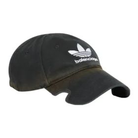 Balenciaga x adidas Trefoil Balenciaga Logo Şapka “Siyah Beyaz” 723749410B21077