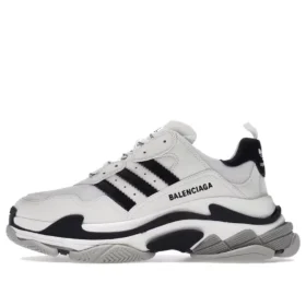 Balenciaga x adidas Triple S “Beyaz Siyah” 712821W2ZB19112