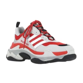 Balenciaga x adidas Triple S Sneaker’lar “Beyaz Gri Kırmızı” 712821W2ZB46121