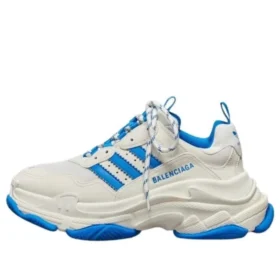 Balenciaga x adidas Triple S Sneaker’lar “Beyaz Mavi” IF0167
