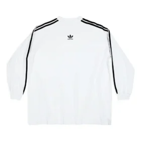 Balenciaga x adidas Uzun Kollu Oversized Tişört “Beyaz” 728789TNVA61156 Balenciaga x adidas Uzun Kollu Oversized Tişört “Beyaz” 728789TNVA61156