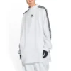 Balenciaga x adidas Uzun Kollu Oversized Tişört “Beyaz” 728789TNVA61156