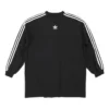 Balenciaga x adidas Uzun Kollu Oversized Tişört “Siyah” 728789TNVA68482