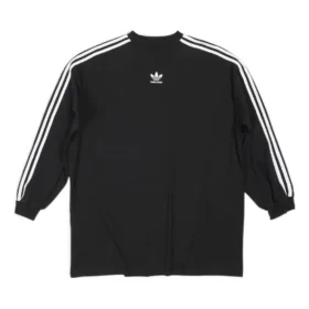Balenciaga x adidas Uzun Kollu Oversized Tişört “Siyah” 728789TNVA68482