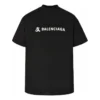 Balenciaga x Alipay Logo Tişört “Siyah Beyaz” 787349TRVY91000