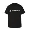 Balenciaga x Alipay Logo Tişört “Siyah Beyaz” 787349TRVY91000