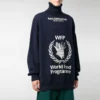Balenciaga x Dünya Gıda Programı Kazak “Navy White” 542703T15074177