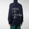 Balenciaga x Dünya Gıda Programı Kazak “Navy White” 542703T15074177