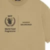 Balenciaga x Dünya Gıda Programı Tişört “Bej” 612965THV849605