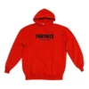 Balenciaga x FORTNITE Kapüşonlu Sweatshirt Orta Kesim “Red” 600583TLVO46506
