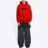 Balenciaga x FORTNITE Kapüşonlu Sweatshirt Orta Kesim “Red” 600583TLVO46506