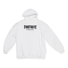 Balenciaga x FORTNITE Orta Kesim Kapüşonlu Sweatshirt “Beyaz” 600583TLVO49040 Balenciaga x FORTNITE Orta Kesim Kapüşonlu Sweatshirt “Beyaz” 600583TLVO49040