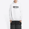 Balenciaga x FORTNITE Orta Kesim Kapüşonlu Sweatshirt “Beyaz” 600583TLVO49040