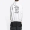 Balenciaga x FORTNITE Orta Kesim Kapüşonlu Sweatshirt “Beyaz” 600583TLVO49040