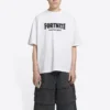 Balenciaga x FORTNITE Tişört Orta Kesim “Beyaz” 612966TLVO39040