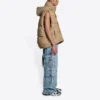 Balenciaga x Gucci The Hacker Project Hacker Cocoon Puffer Yelek “Bej” 681884TLO539585