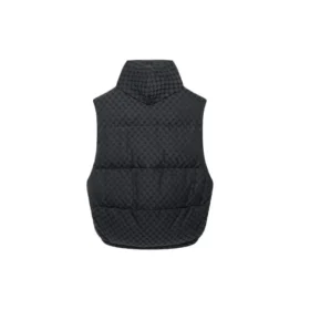 Balenciaga x Gucci The Hacker Project Hacker Cocoon Puffer Yelek “Siyah” 681884TLO531269