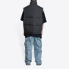 Balenciaga x Gucci The Hacker Project Hacker Cocoon Puffer Yelek “Siyah” 681884TLO531269
