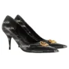 Balenciaga x Gucci The Hacker Project Knife Pumps “Siyah” 680760-ULR00-1146