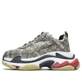 Balenciaga x Gucci The Hacker Project Triple S “Bej Lacivert Kırmızı” 681066ULZ109795