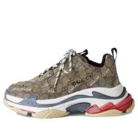 Balenciaga x Gucci Triple S Sneaker’lar “The Hacker Project Bej” 681066-ULZ10-9795