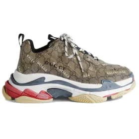 Balenciaga x Gucci Triple S Sneaker’lar “The Hacker Project Bej” 681066-ULZ10-9795