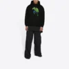 Balenciaga x Marvel Hulk Kapüşonlu Sweatshirt Orta Kesim “Siyah” 600583TLV581000